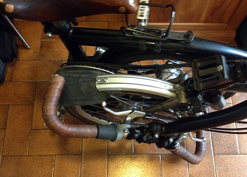 Guidon de vélo de course sur le Brompton : pose et limites Brompton-cintre-humpert-2